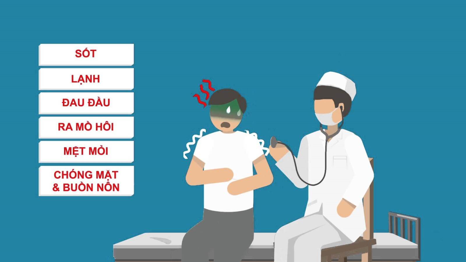 Khi bị sốt rét, phải nhanh chóng đến bệnh viện