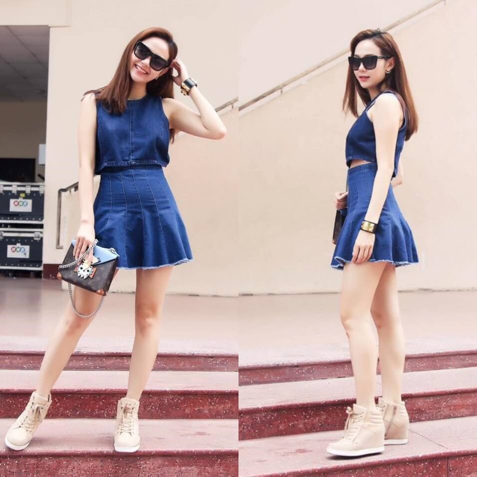 3 cách phối đồ ăn gian chiều cao dành cho bạn nữ 1