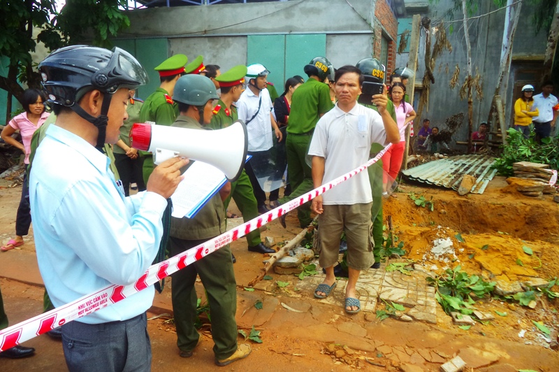 Thông báo thu hồi đất đến người dân thuộc khu vực có đất thu hồi