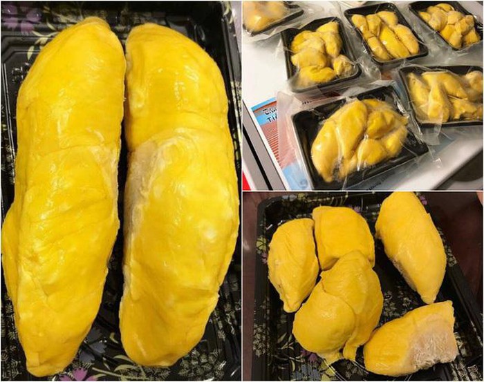 Sầu riêng Musang King với cơm vàng đậm, dày và thơm ngon