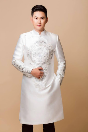 Mẫu áo dài tết cho nam-3