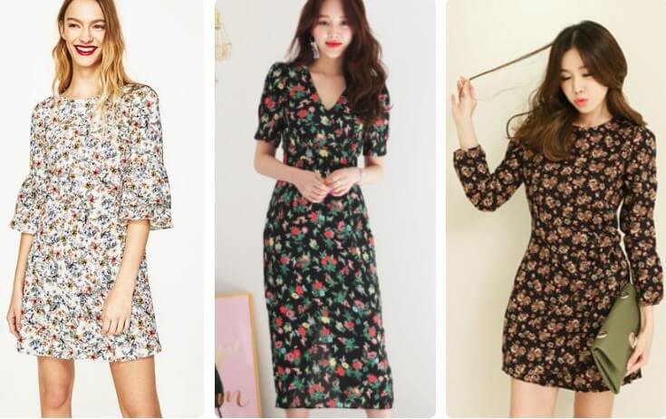 váy suông họa tiết
