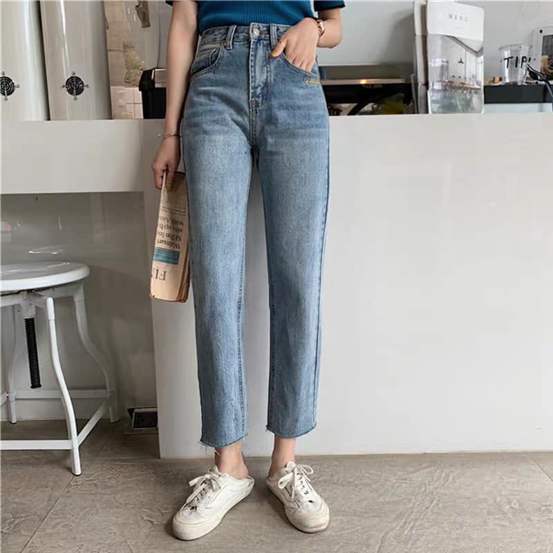 Quần jean ống đứng