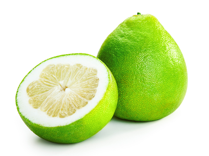 Bưởi da xanh ruột trắng