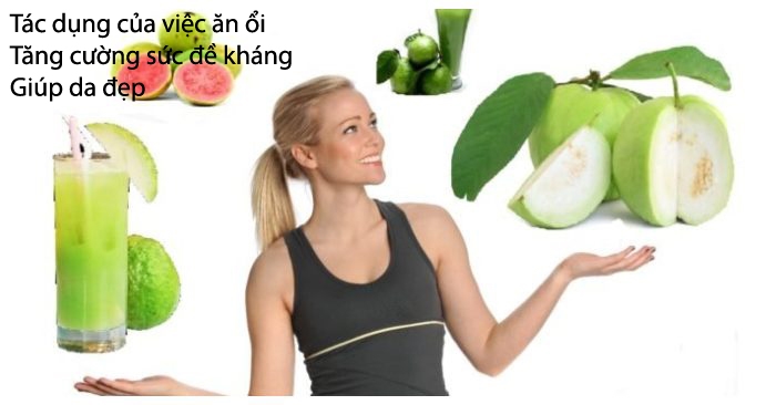 Những lợi ích tuyệt vời khi ăn ổi