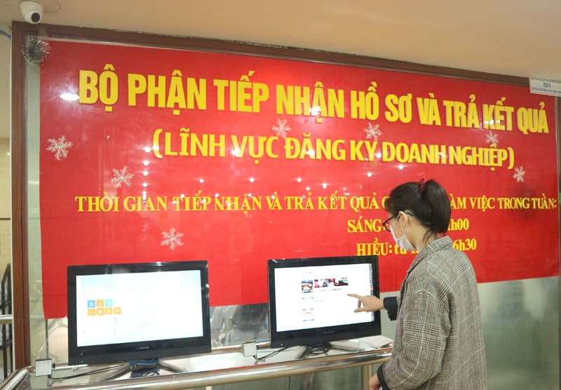 Nơi nhận hồ sơ và trả kết quả thành lập doanh nghiệp
