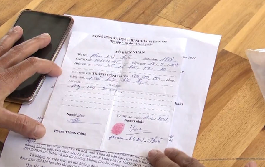 Giá trị pháp lý của thỏa thuận vay mượn tiền