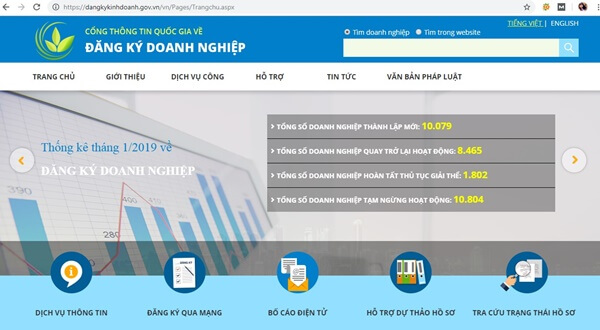 Cập nhật tình trạng pháp lý của doanh nghiệp
